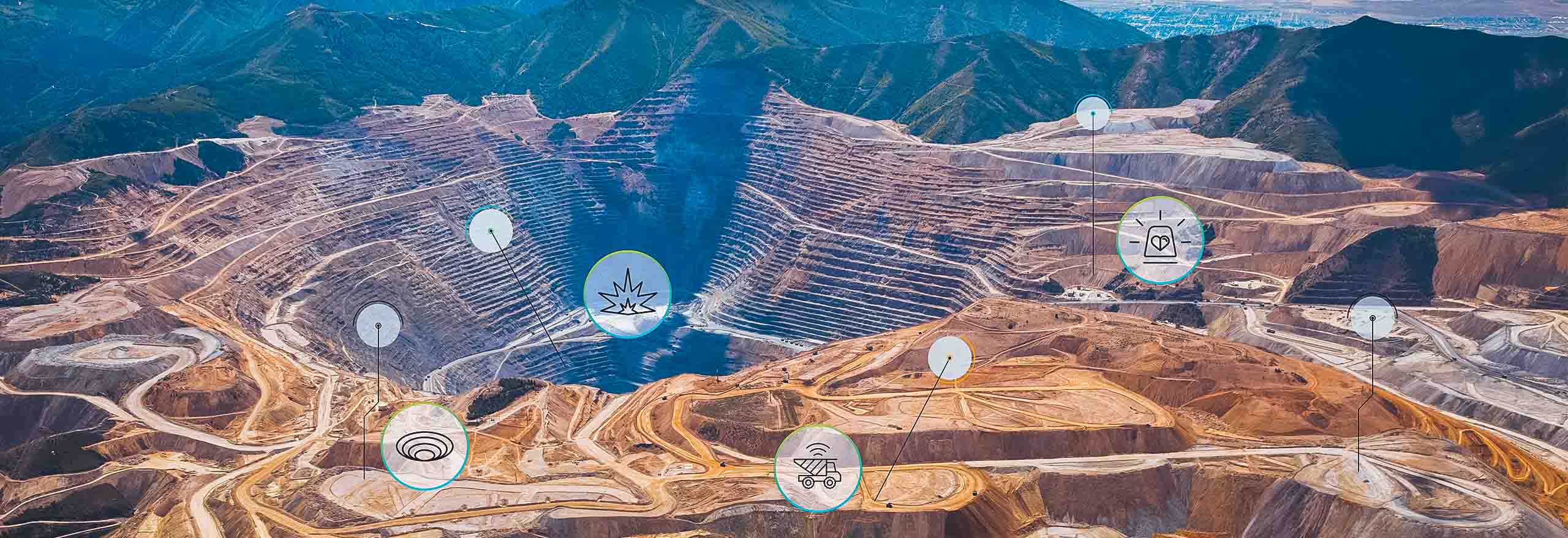 Colorado open-pit mine with automated haul equipment